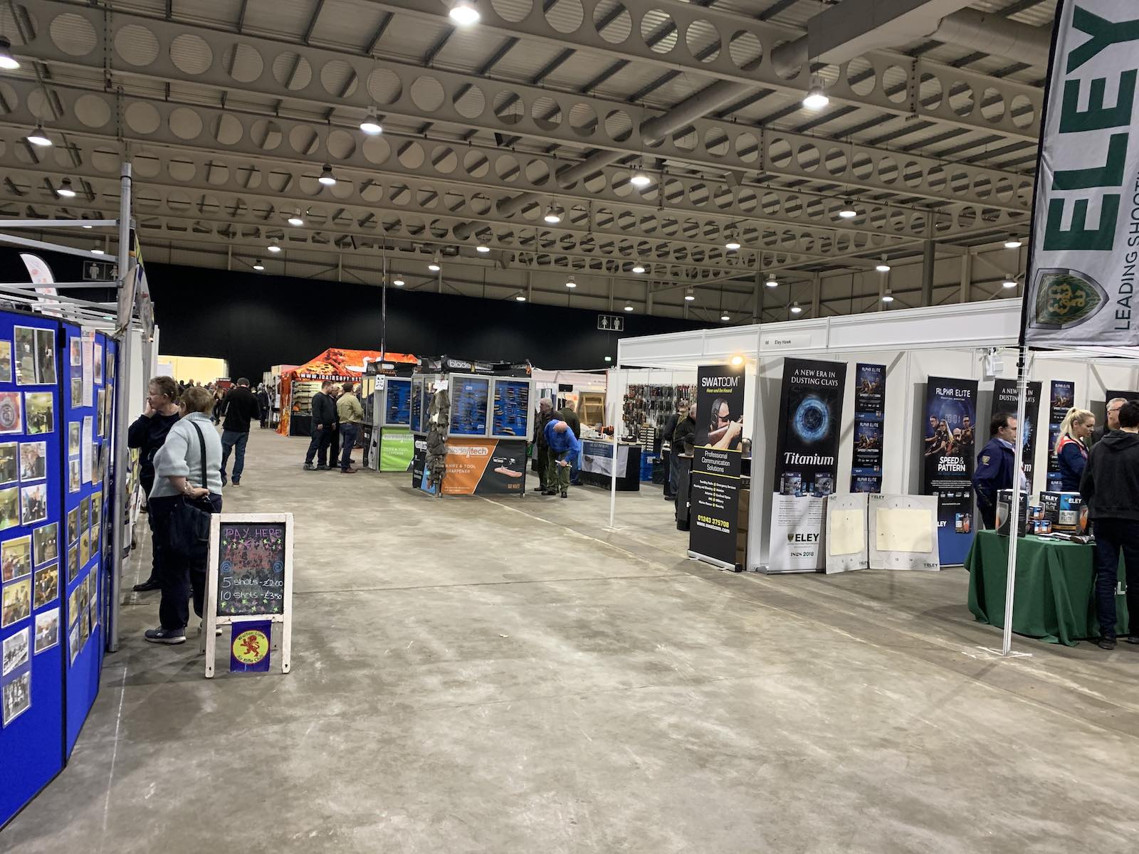 Stalls at the 2019 Target Shooting Show